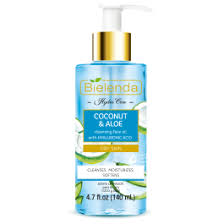 Bielenda Hydra Care Moisturising Cleansing Face Washing Oil Coconut Aloe140ML